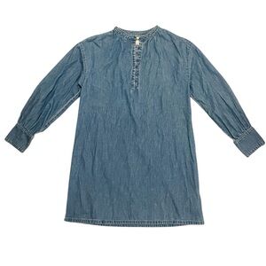 J. Crew Blue Denim Tunic Dress